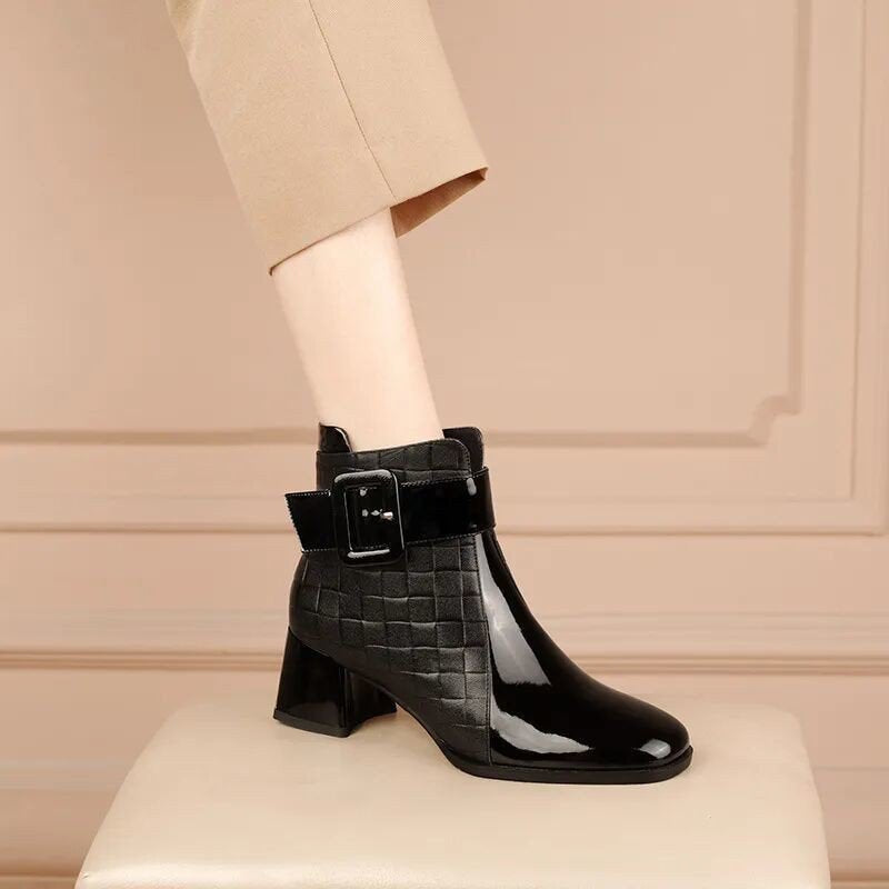 🔥【35-40】2025 nowe damskie botki na wysokim obcasie, eleganckie i wygodne