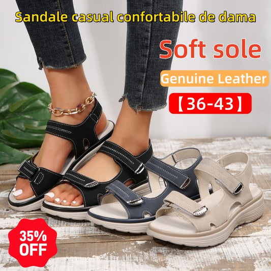 👡【36-43】Gorące w sprzedaży sandały casualowe w średnim i dużym rozmiarze dla kobiet, sportowe, wygodne sandały w kształcie litery A z ustami ryby