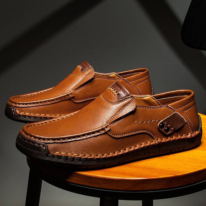 【38-48】Mocasini mărimi mari din piele lucrați manual