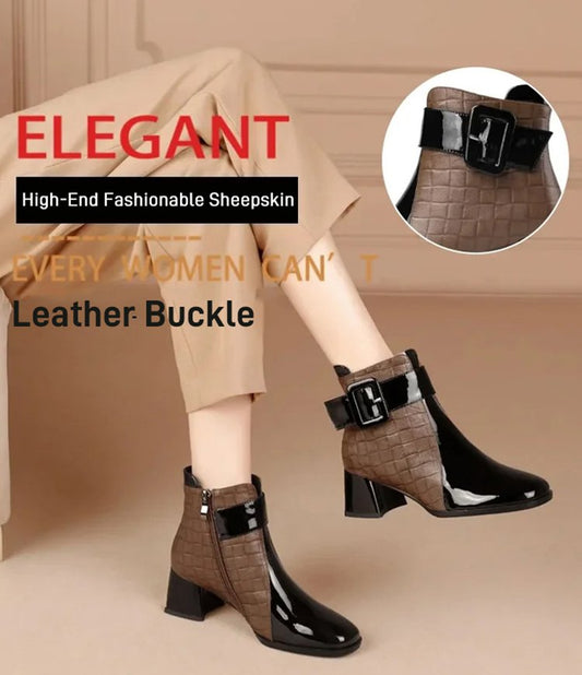 🔥【35-40】2025 nowe damskie botki na wysokim obcasie, eleganckie i wygodne