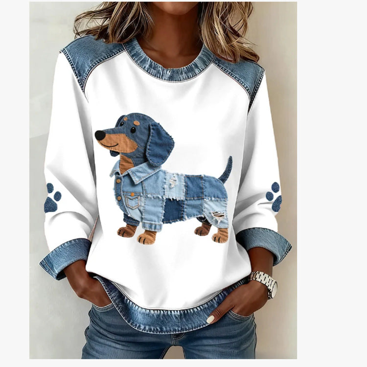 🔥【S-5XL】Nova jopa s kapuco iz džinsa z vzorcem patchworka iz leta 2026