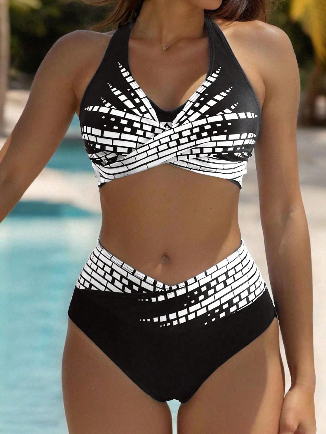 【✨Rabat ograniczony czasowo】👙 (40-100KG)Nowy modny kostium kąpielowy bikini, dostępny w wielu kolorach