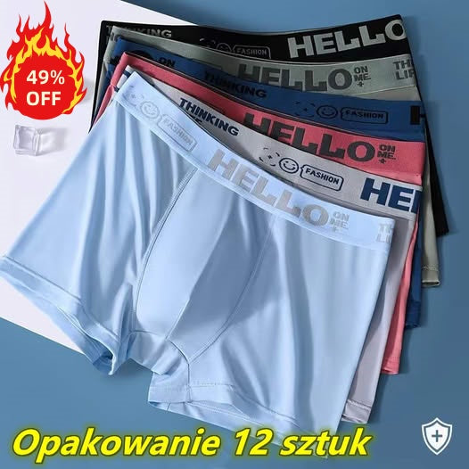 🔥🧊 49% OFF Ostatni dzień---2025 Nowe antybakteryjne bokserki męskie U Curved Mesh Modal Plus Size