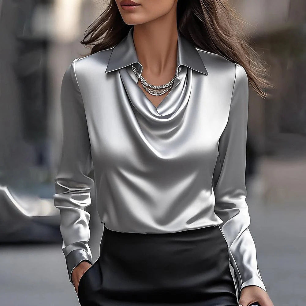š„ćNovedades de otoƱoćāØCamiseta estampada para mujer Temperament-E