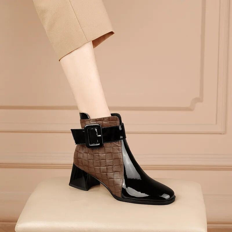 🔥【35-40】2025 nowe damskie botki na wysokim obcasie, eleganckie i wygodne