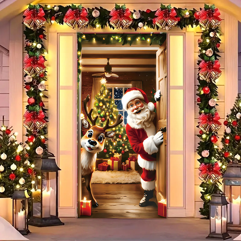 🎄Wczesna wyprzedaż świąteczna: 50% zniżki na 🎅świąteczne dekoracje na drzwi🎅
