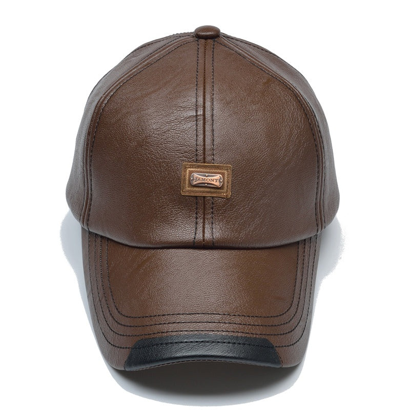 Oferta limitada: ¡50% de descuento! 🔥 Nuevo modelo de gorra de béisbol de cuero para otoño e invierno 2025, moderna y universal.