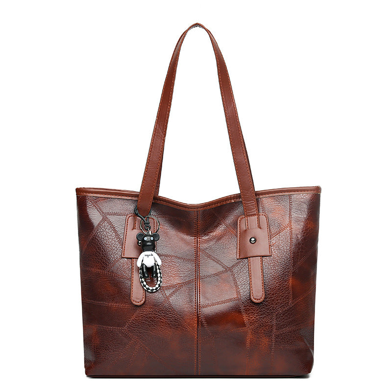 👜Bolso de hombro de cuero suave a la moda para mujer✨Informal de gran capacidad✨