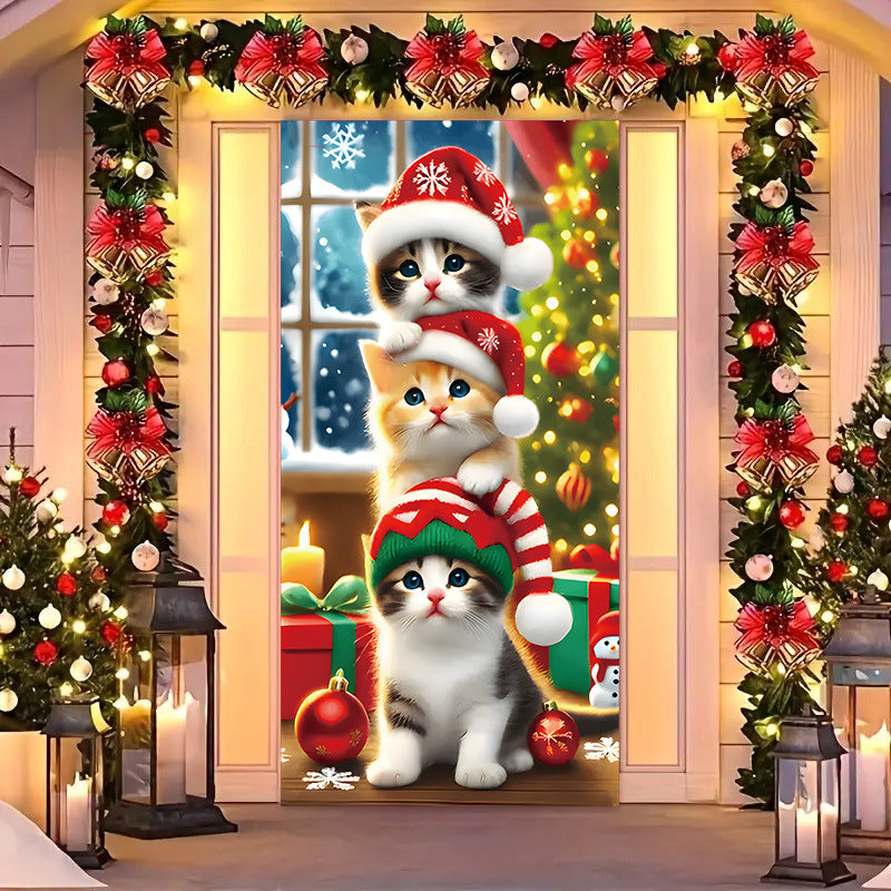 🎄Wczesna wyprzedaż świąteczna: 50% zniżki na 🎅świąteczne dekoracje na drzwi🎅