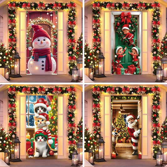 🎄Wczesna wyprzedaż świąteczna: 50% zniżki na 🎅świąteczne dekoracje na drzwi🎅
