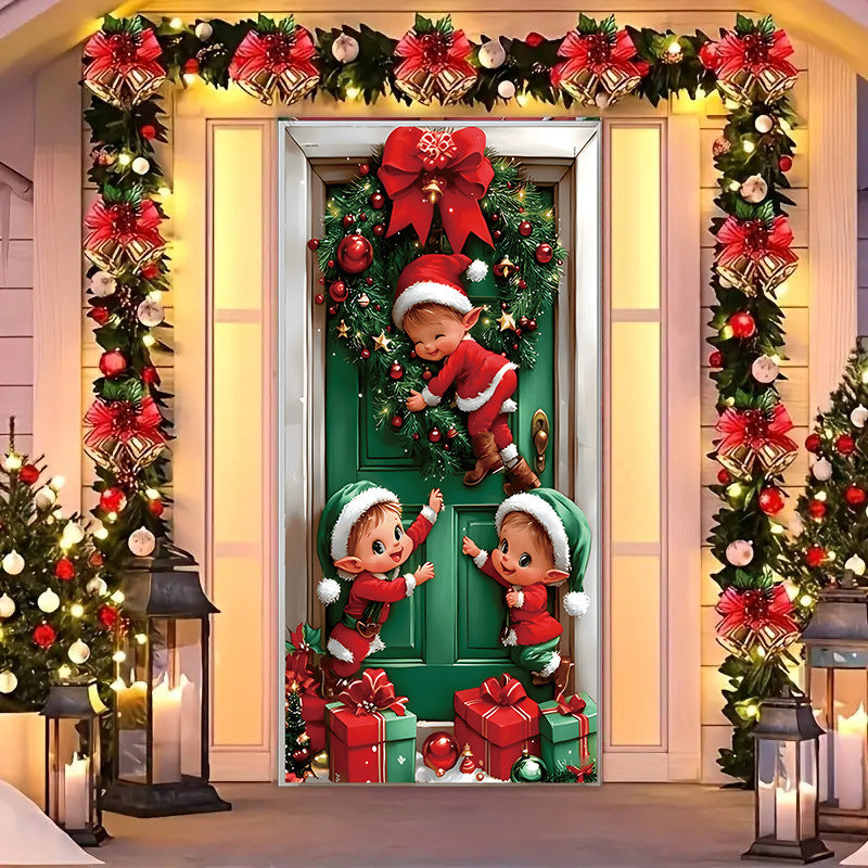🎄Wczesna wyprzedaż świąteczna: 50% zniżki na 🎅świąteczne dekoracje na drzwi🎅