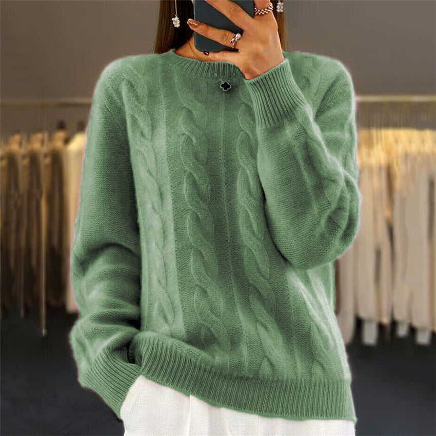 🔥✨【Jesienny nowy styl】【S-2XL】2025 Jednolity kolor Wysokiej jakości miękki i wygodny wełniany sweter
