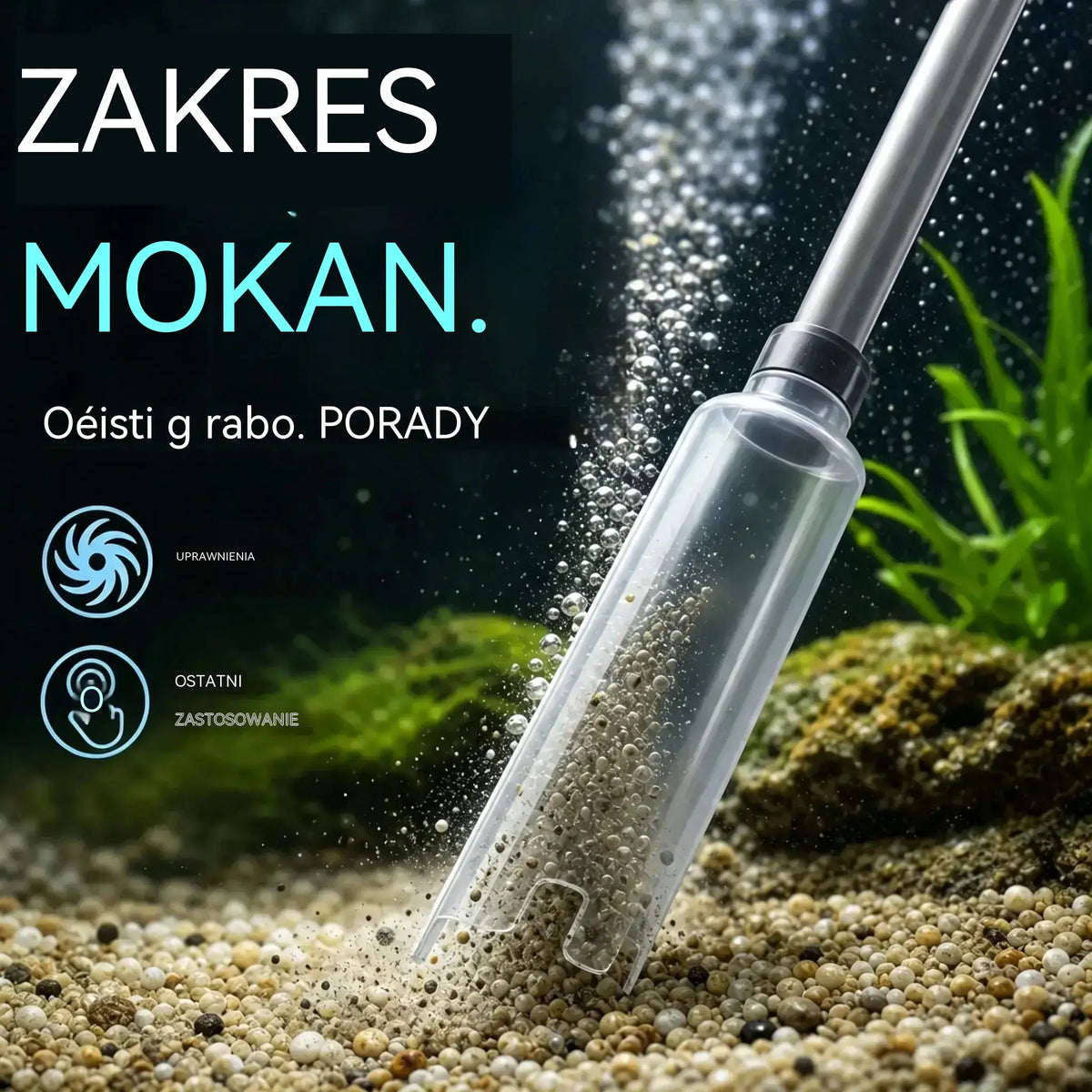 🐠 Elektryczny odmulacz do akwarium: zasilany bateryjnie, z regulowaną długością rury i łatwy w czyszczeniu; odpowiedni do wszystkich typów akwariów 🧹🐟