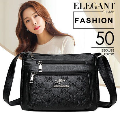 👜2025 Modna duża torba na ramię z miękkiej skóry