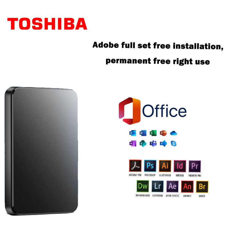 【Utolsó nap 50% kedvezmény】20 TB-os hordozható merevlemez + ingyenes eredeti Office + Adobe