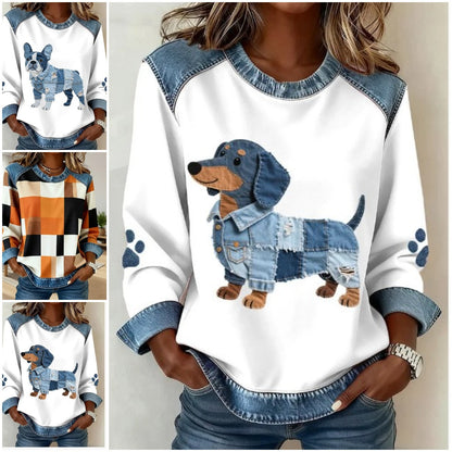 🔥【S-5XL】Nova jopa s kapuco iz džinsa z vzorcem patchworka iz leta 2026