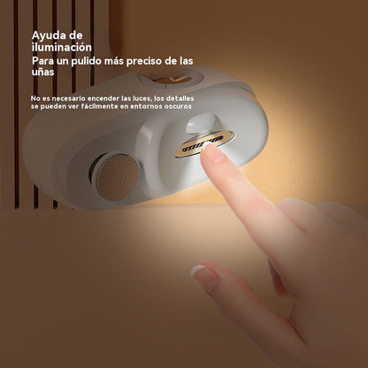 ✂️💅🔥 Lima de uñas eléctrica multifuncional, cortauñas eléctrico con protección antipellizcos