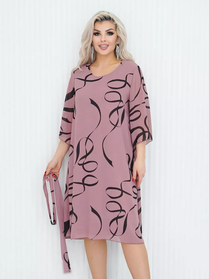 💕【S-3XL】Rochie elegantă din plasă cu mâneci cu volane