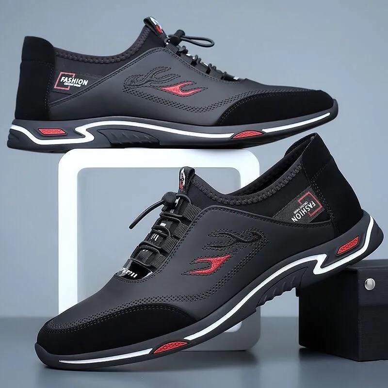 👞Oddychające skórzane buty biznesowe dla mężczyzn ✅ antyzapachowe ✅ miękka skórzana podeszwa ✅ modne i uniwersalne