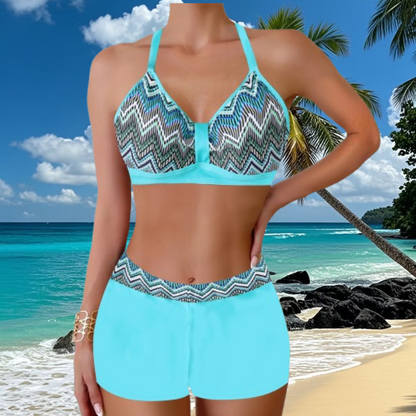 🏖️👙🌴【S-5XL】Komplet kopalk s potiskom za počitnice na plaži 2026