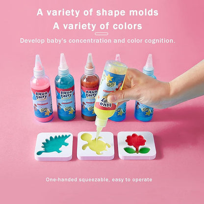 🎨 Kreatív készlet gyerekeknek – 【6 szín + 24 forma】 biztonságos anyagok, végtelen szórakozás és fantázia