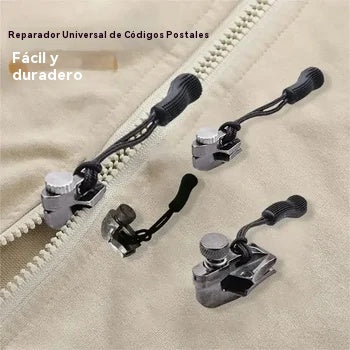 🛒【Disponible en tamaños grande, mediano y pequeño.】Herramienta universal de reparación de cremalleras