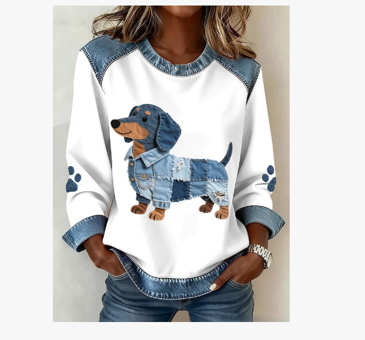 🔥【S-5XL】Nova jopa s kapuco iz džinsa z vzorcem patchworka iz leta 2026