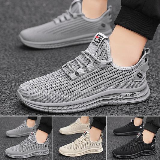 【30% OFF】👟【39-44】Pantofi de bărbați casual confortabili, respirabili, din plasă, anti-alunecare, la modă