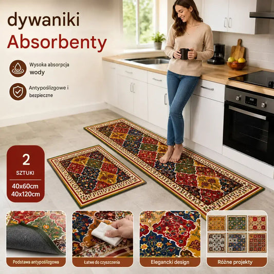 🛒Kup 1, a 1 dostaniesz gratis👉【40*60+40*120cm】Często używane w domu🔥Superchłonna podkładka【2 szt】