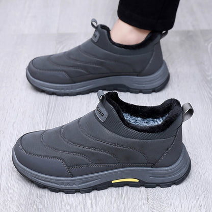 【39-44】Új férfi téli csizma, meleg pamutból, polár béléssel és vastagítással.