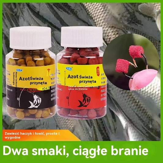 🎣【Połów w kilka sekund】【10 butelek】Świeże granulki przynęty z białkiem zwierzęcym