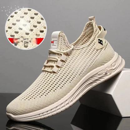【30% OFF】👟【39-44】Pantofi de bărbați casual confortabili, respirabili, din plasă, anti-alunecare, la modă