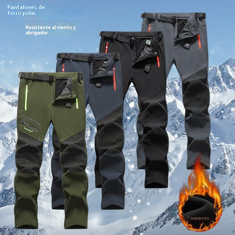 [S-5XL]  Nuevos pantalones casuales impermeables y cálidos para hombre, otoño e invierno 2026