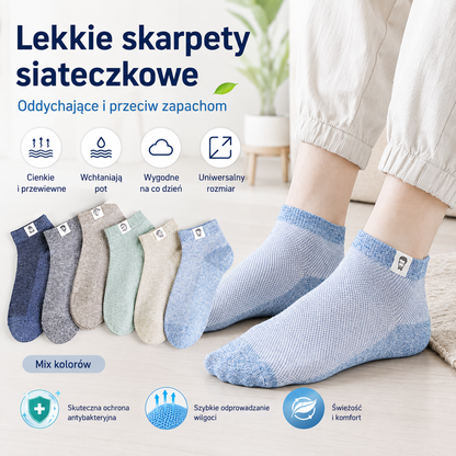 10 par za 99zł🔥⚡🧦Męskie oddychające skarpetki antybakteryjne i odporne na zapachy