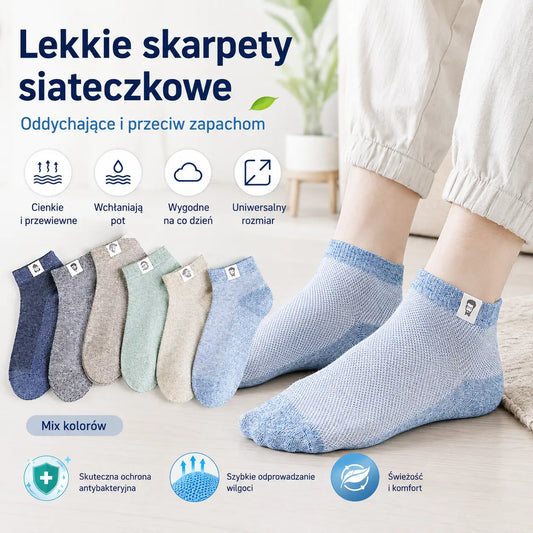 10 par za 109zł🔥⚡🧦Męskie oddychające skarpetki antybakteryjne i odporne na zapachy