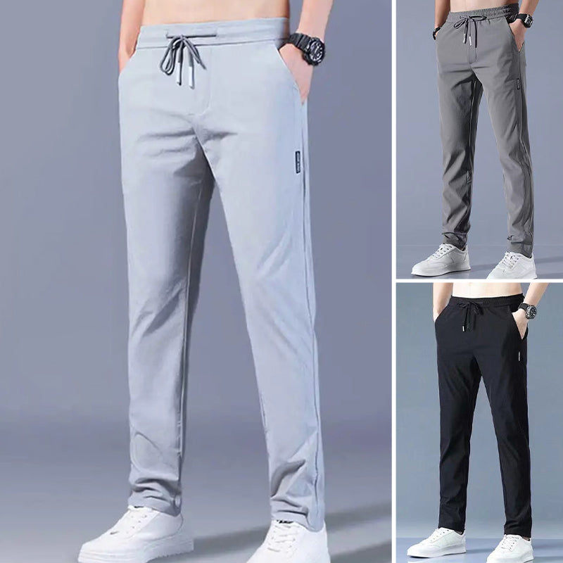 【Compre 1 y obtenga 1 gratis】【M-5XL】2026 nuevos pantalones elásticos informales para hombre, cómodos y a la moda
