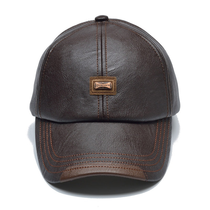 Oferta limitada: ¡50% de descuento! 🔥 Nuevo modelo de gorra de béisbol de cuero para otoño e invierno 2025, moderna y universal.