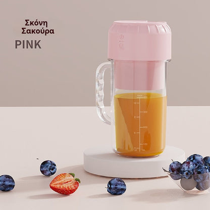 ✨🍎【400ml】Exprimidor portátil: llévelo con usted a cualquier lugar y disfrute de jugos de frutas y verduras frescos y saludables en cualquier momento.