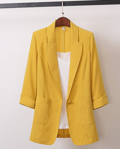 2025 nou costum blazer de dama marime plus, casual si versatil
