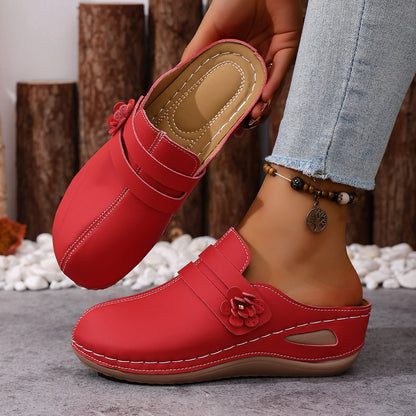 🔥🎉Wysokiej jakości buty damskie, miękka i wygodna podeszwa, wzór retro kwiatowy.