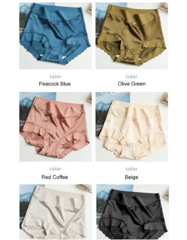 (6 sztuk/12sztuk) satynowe majtki z lodowego jedwabiu premium