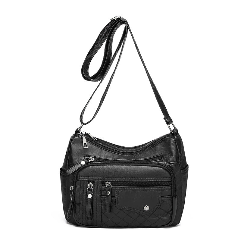 🔥【50% kedvezmény】2025 Új, nagy kapacitású puha bőr válltáska/crossbody táska