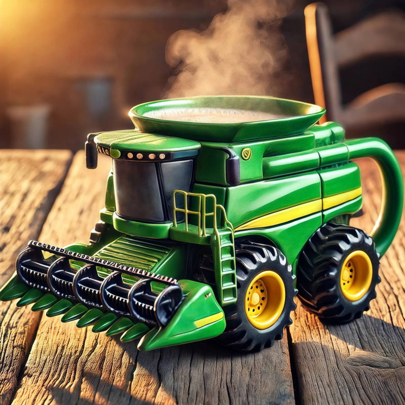 【50% OFF】😊☕Retro filiżanka do kawy w kształcie traktora rolniczego