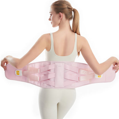 🌟Nowy oddychający pas wspierający talię ✔ Stała stalowa konstrukcja | Redukcja nacisku na plecy | Ciepły i modelujący brzuch