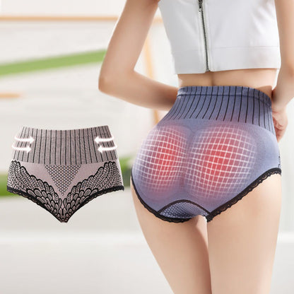 🔥50% de descuento el último día🔥🔥【7piezas】🦋[40-85kg]Bragas con control de barriga de cintura alta para mujer