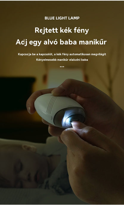 💅 Vásárolj egyet, kapsz egyet ingyen! ✨ Elektromos körömreszelő, csendes, biztonságos babák számára, gyengéd és biztonságos körömápolás 👶🔧