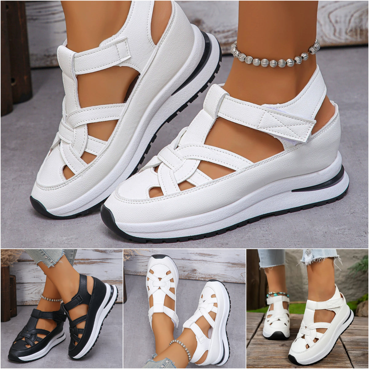 👡 Letnia promocja nowych produktów — 43% zniżki [35-43] 2026. Nowe codzienne sandały damskie z grubą podeszwą