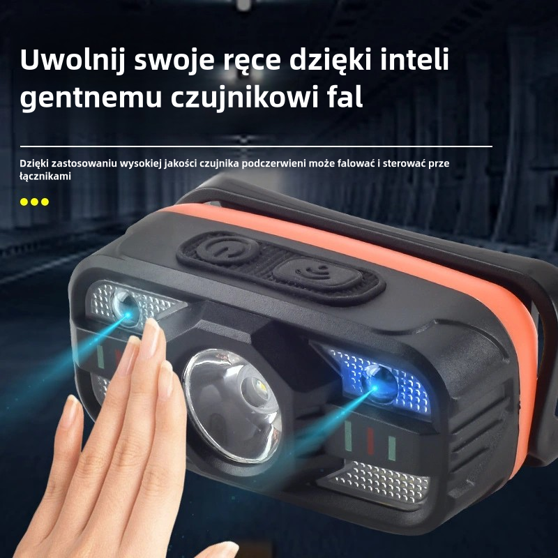 💥【Kup 1, a 1 otrzymasz gratis】🌟💡Indukcyjne reflektory LED z funkcją inteligentnego ładowania przez USB