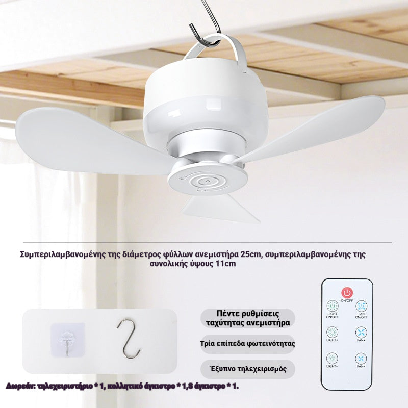 ⏰ Oferta limitowana: Wentylator sufitowy z akumulatorem i oświetleniem LED! 🌬️✨