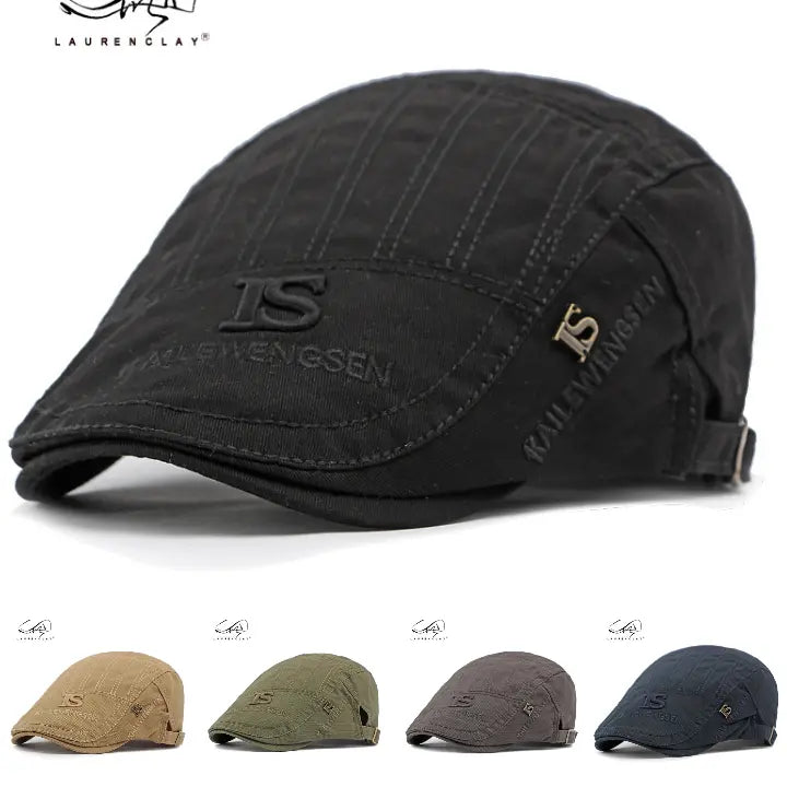 💥2026 Nowy modny beret męski w stylu retro z czystej bawełny💥